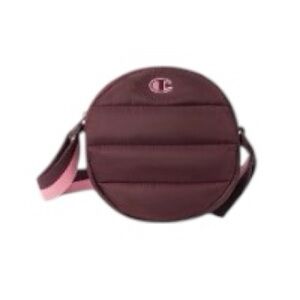Champion Quilted Round Crossbody Bag
